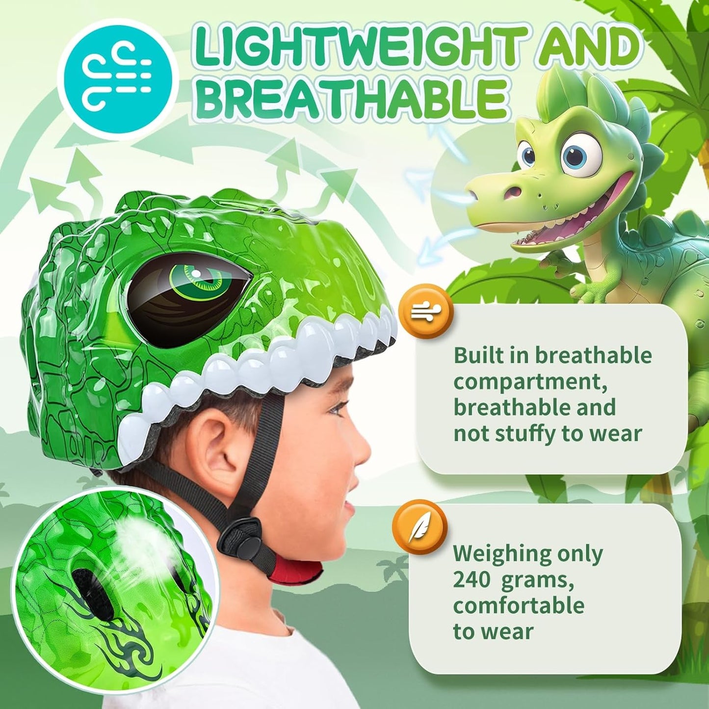 Toddler/Kids Bike Helmet for Boys Girls
