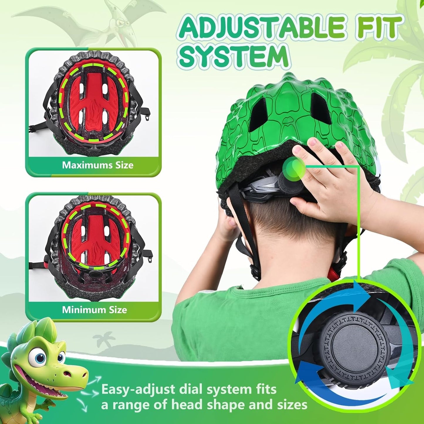 Toddler/Kids Bike Helmet for Boys Girls
