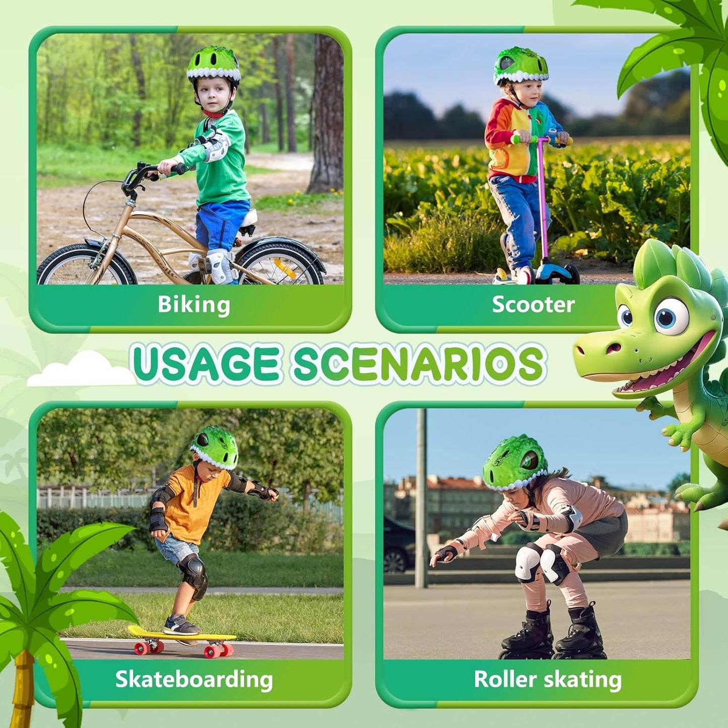 Toddler/Kids Bike Helmet for Boys Girls